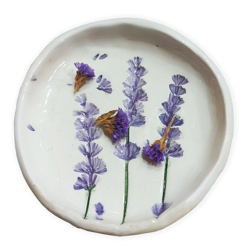 Piattini con impressioni botaniche