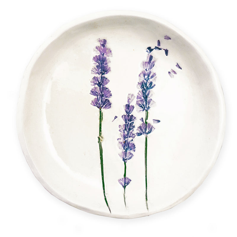 Piattini con impressioni botaniche