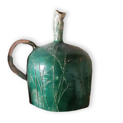 Vaso verde bottiglia